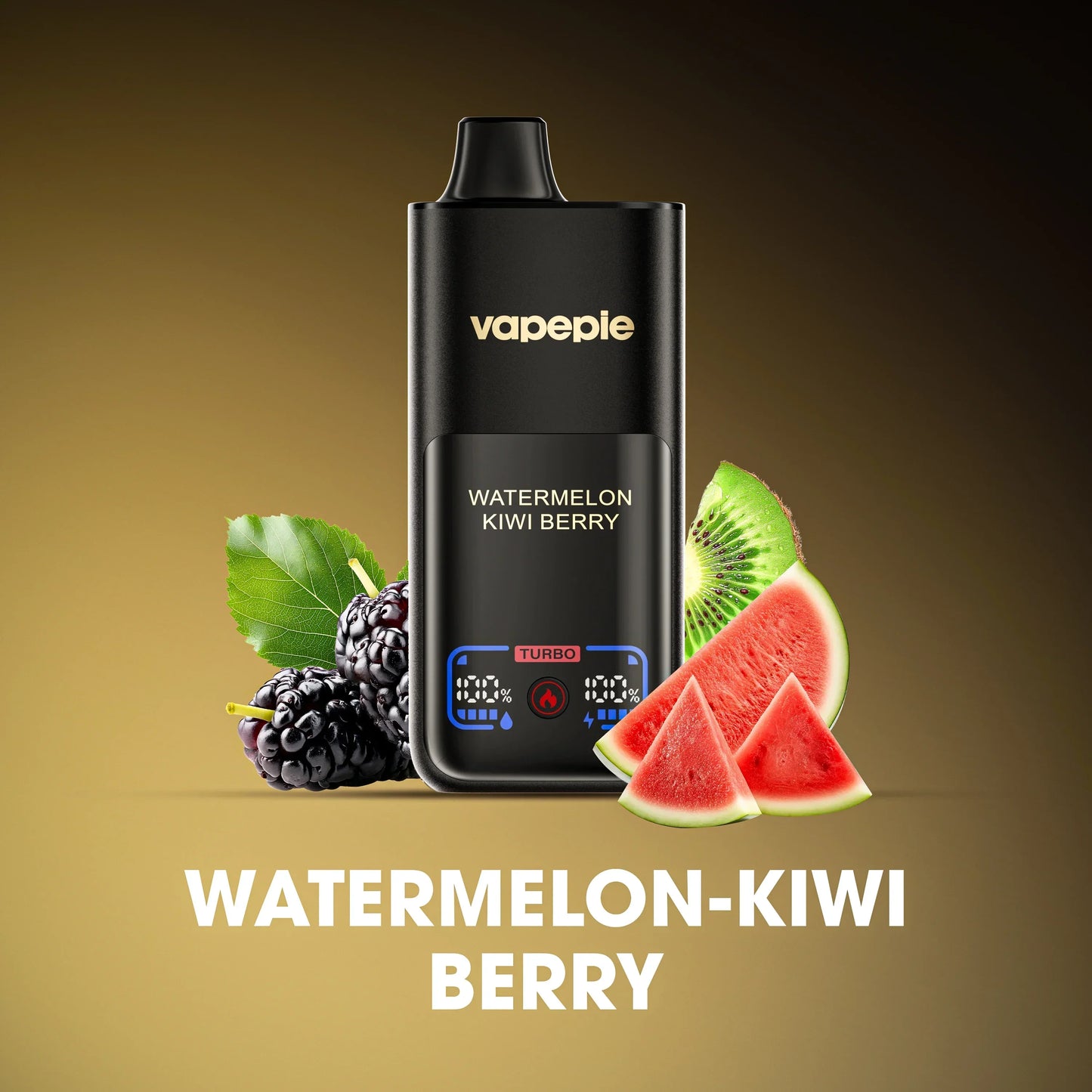 ARBUZ KIWI JAGODY – VAPEPIE MEGA 70000 ZACIĄGNIĘĆ